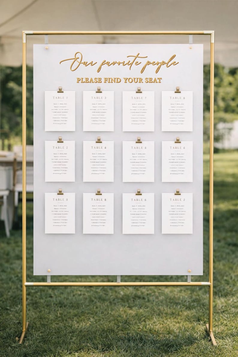 Our favorite people please find your seat lettering cutouts ONLY, wedding seating chart sign letters, rustic wedding decor, wooden words image 9