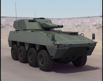 Maqueta para montar y pintar - Vehículo militar . HAVOC 8x8 - 1/72