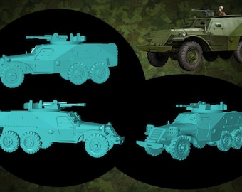 Kit de modelo para montagem e pintura - Veículo militar. BTR-152A - 1/72