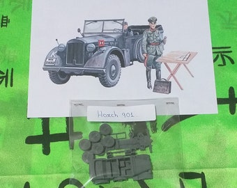 Kit maqueta para montar y pintar - Vehículo militar . Horch 901 - 1/72