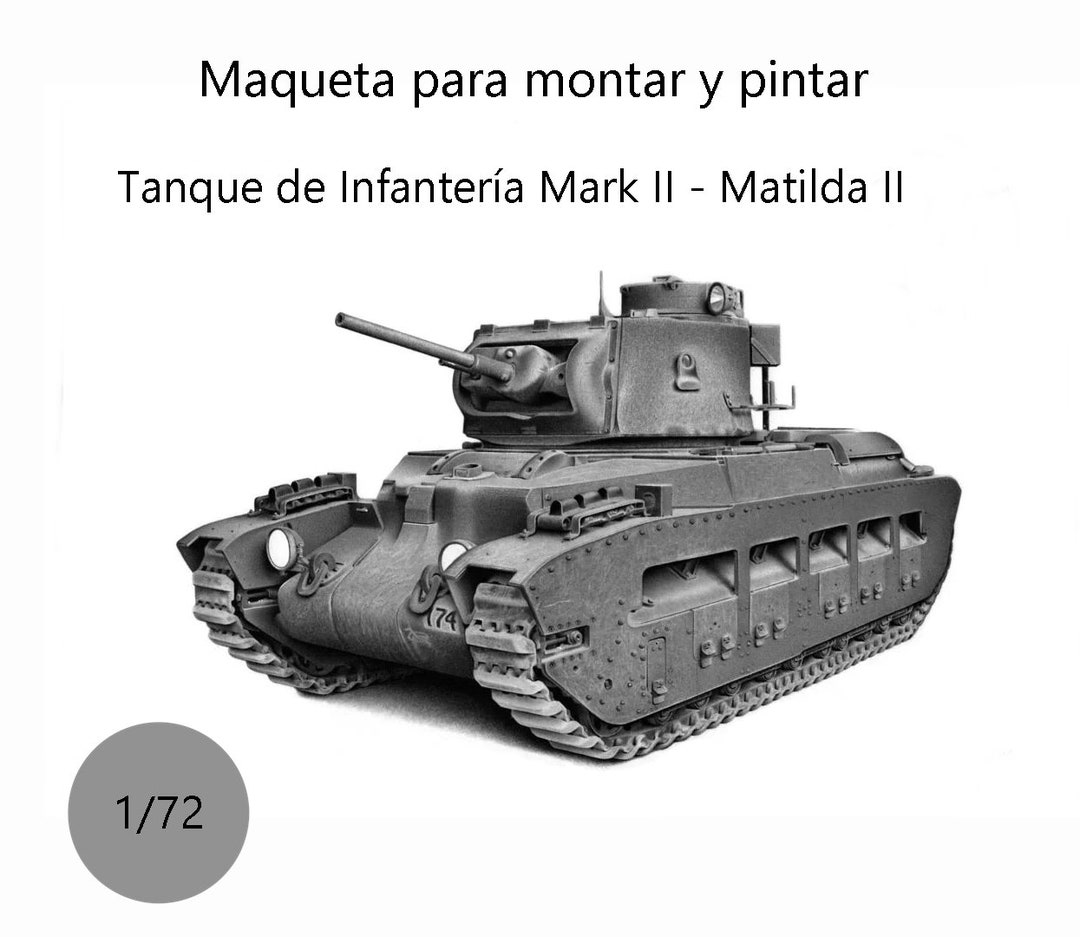 Model Kit Military Vehicle. Mark II Infantry Tank. Matilda Etsy