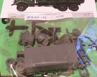 Modelbouwpakket om in elkaar te zetten en te schilderen - Militair voertuig. Gmc Afkwx 35 - 1/72.