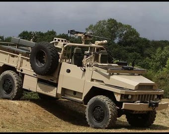 Kit di montaggio e verniciatura - Veicolo militare. ACMAT VRRA 4×4 - 1/72.