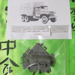 Model kit for assembly and painting - Military vehicle. GMC CCKW 553 Logistics - 1/72