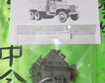 Maquettes 2ème guerre mondiale : Camion GMC CCKW 353 et figurines d'Infanterie US - Jeux et