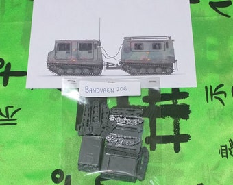 Kit maqueta para montar y pintar - Vehículo militar . Bv 206 - 1/72.