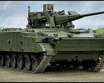 Model to assemble and paint - Military vehicle. 2S38 Derivatsiya-PVO - 1/72