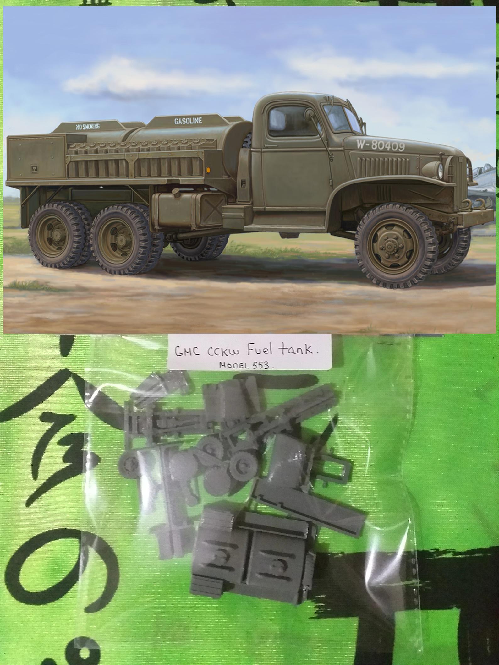 Model Kit for Assembly and Painting - Military Vehicle. GMC CKW