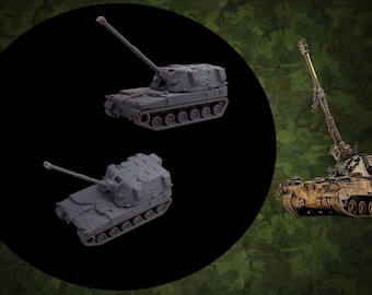 Model kit for assembly and painting - Military vehicle. AHS Krab - 1/72