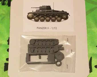 Modelbouwset voor montage en schilderen - Militair voertuig. Panzer II - 1/72