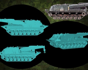 Model kit for assembly and painting - Military vehicle. M51 heavy recovery - 1/72