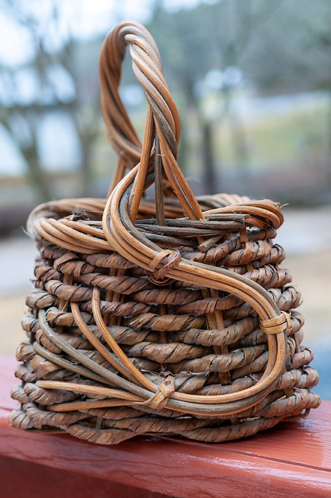 Vine Basket/ Twisted Vine Artisan Basket/ Hand Crafted Twisted Etsy