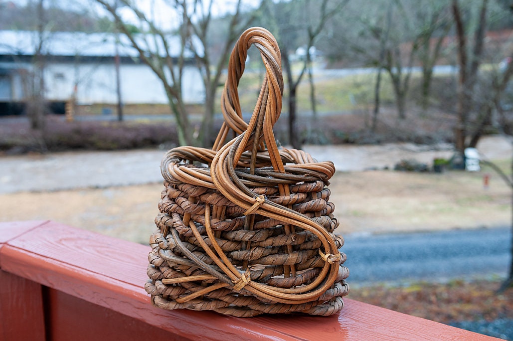 Vine Basket/ Twisted Vine Artisan Basket/ Hand Crafted Twisted Etsy