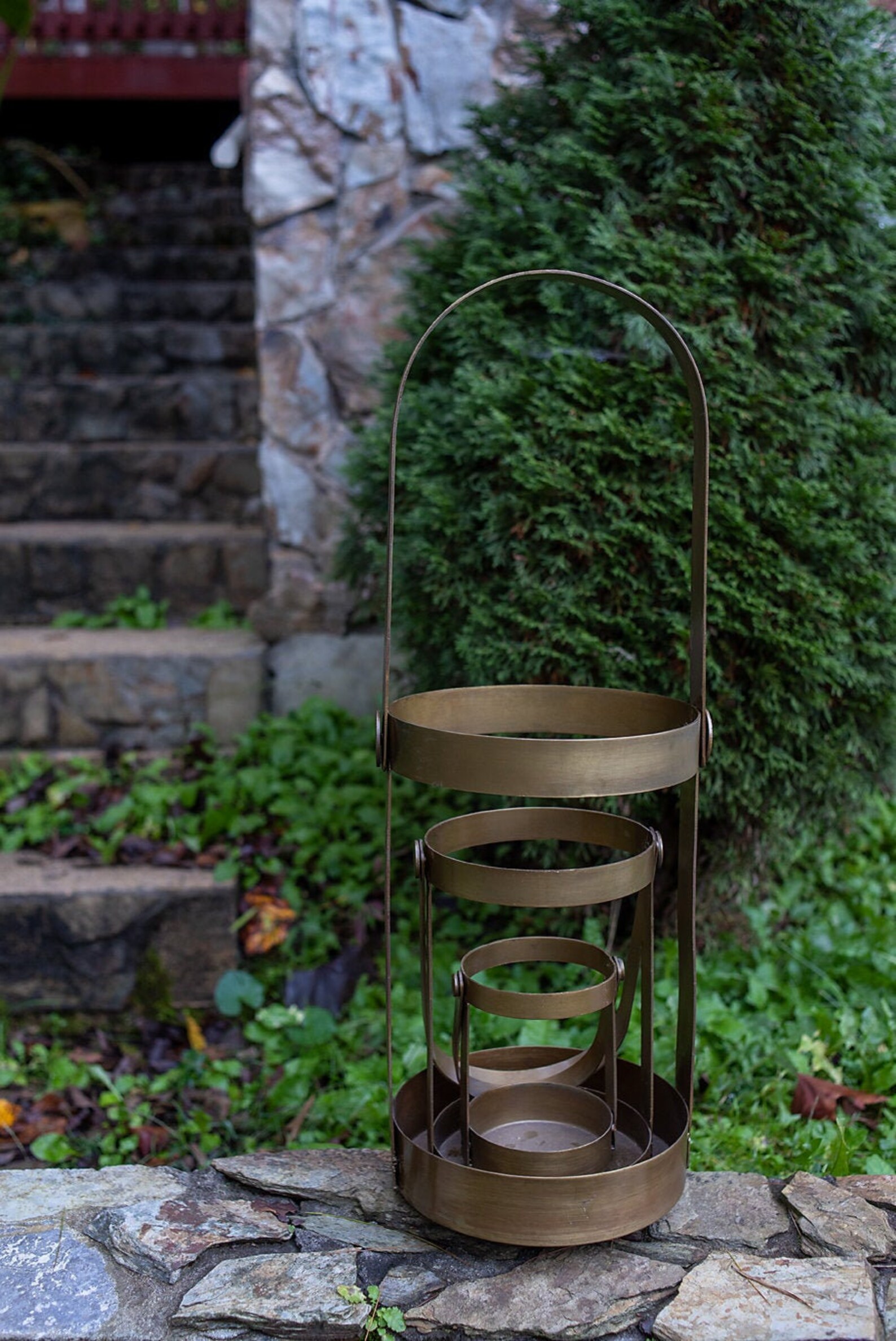 Metal Lanterns/Set of 3 Large Decorative Metal Lanterns Etsy.de