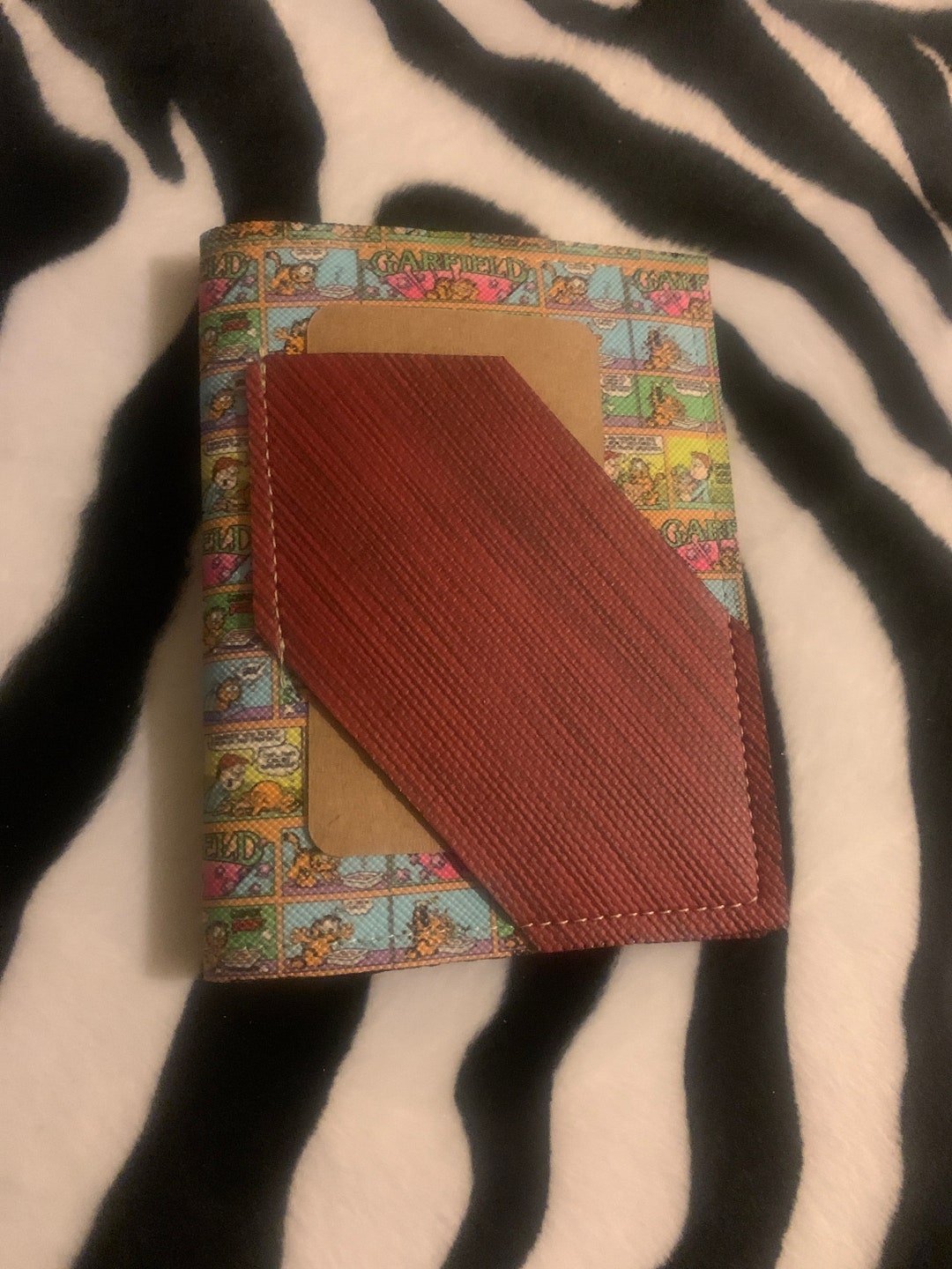 Garfield Faux Leather Wallet Etsy