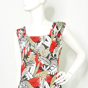 Vestido floral vintage Jane Singer com detalhes em Ruche Hip | TAMANHO PEQUENO