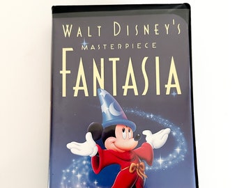 Vintage Fantasia VHS Movie, Disney Masterpiece Fantasia, 1991 Classic Disney Film