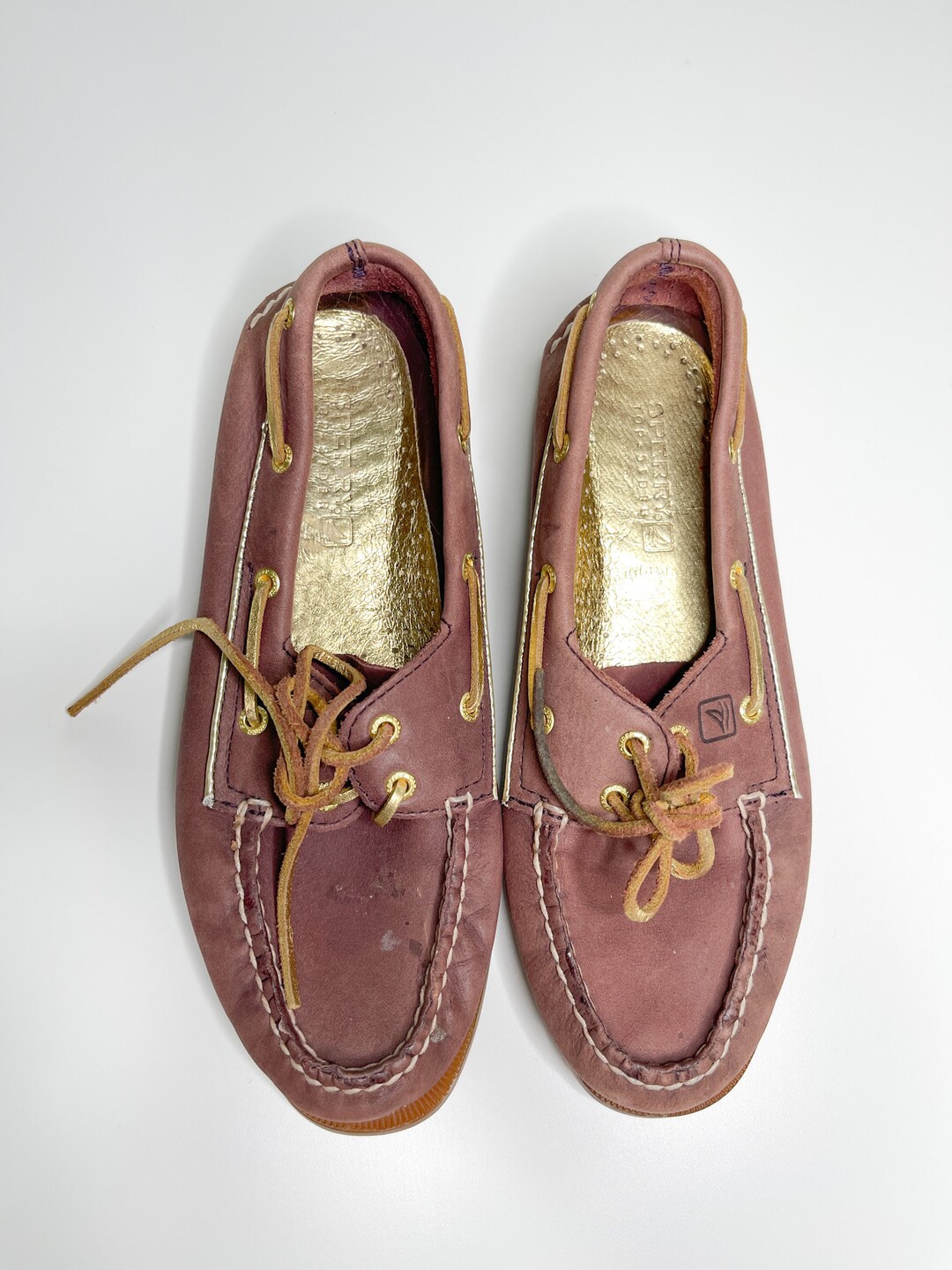 Vintage SPERRY Topsider Boating Shoes Non Slip Non Marking Boat Shoes