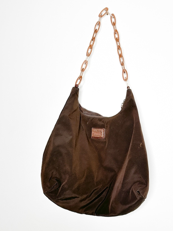 Vintage DKNY Hobo Bag in Chocolate Brown - image 1