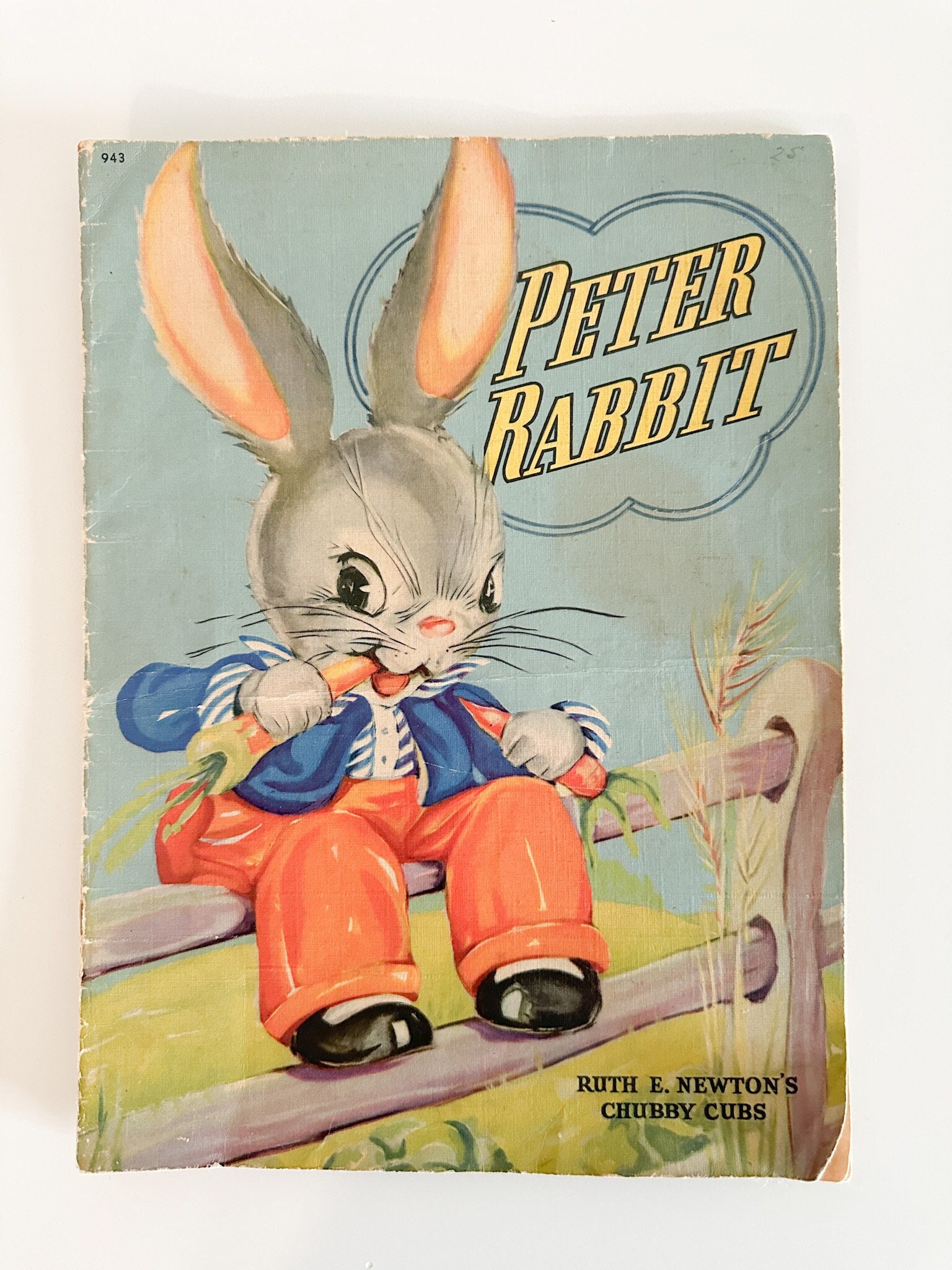 Vintage 1940s Peter Rabbit Children's Book | Ruth E. Newton ...