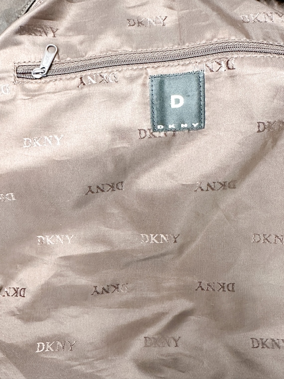 Vintage DKNY Hobo Bag in Chocolate Brown - image 6