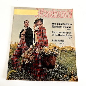 Vintage 1971 Weekend Magazine | Vol.21 No.44 - Oct. 30, 1971 | Paper Ephemera Newspaper Magazine