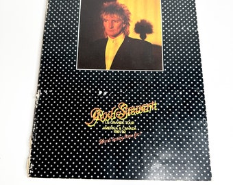 Rod Stewart Le Grande tournée des États-Unis et du Canada 1981/82 | Magazine de tournée | Magazine vintage Rock Tour