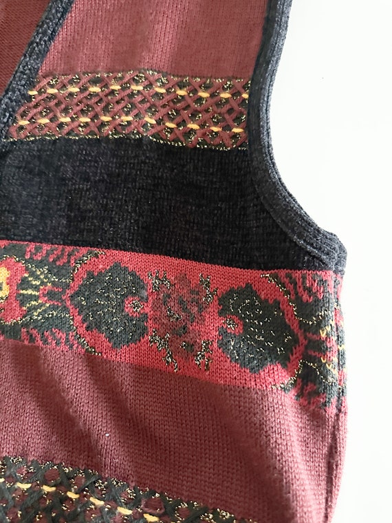 Mondi Woven Vest with front detailing | Vintage V… - image 6