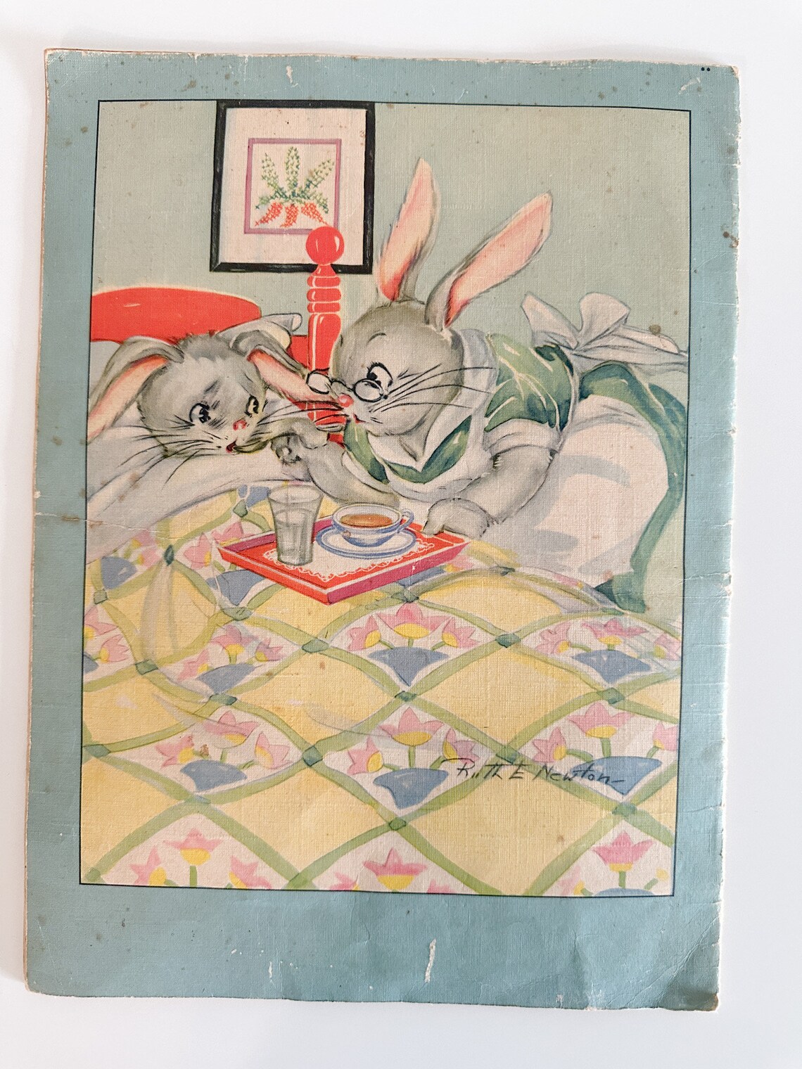 Vintage 1940s Peter Rabbit Children's Book | Ruth E. Newton ...