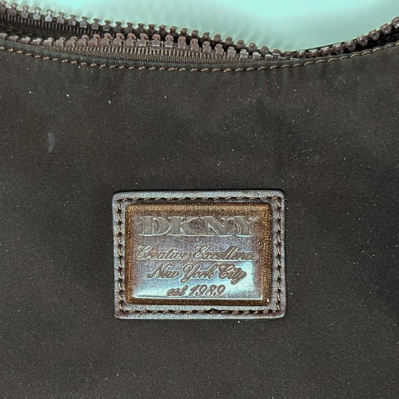 Vintage DKNY Hobo Bag in Chocolate Brown - image 4