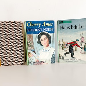 Lot of three vintage Books | 1930s Vintage Books | Curated Lot of Vintage Teenage Story Books