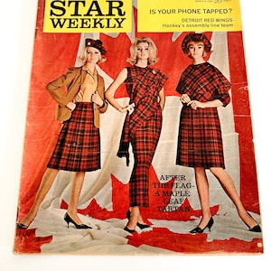 Vintage Toronto Star 1965 Star Weekly March 6, 1965 | Paper Ephemera Newspaper Magazine | Canadian Newspaper Magazine