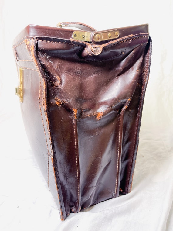 Vintage Price Waterhouse & Co. Leather Case| Brie… - image 7