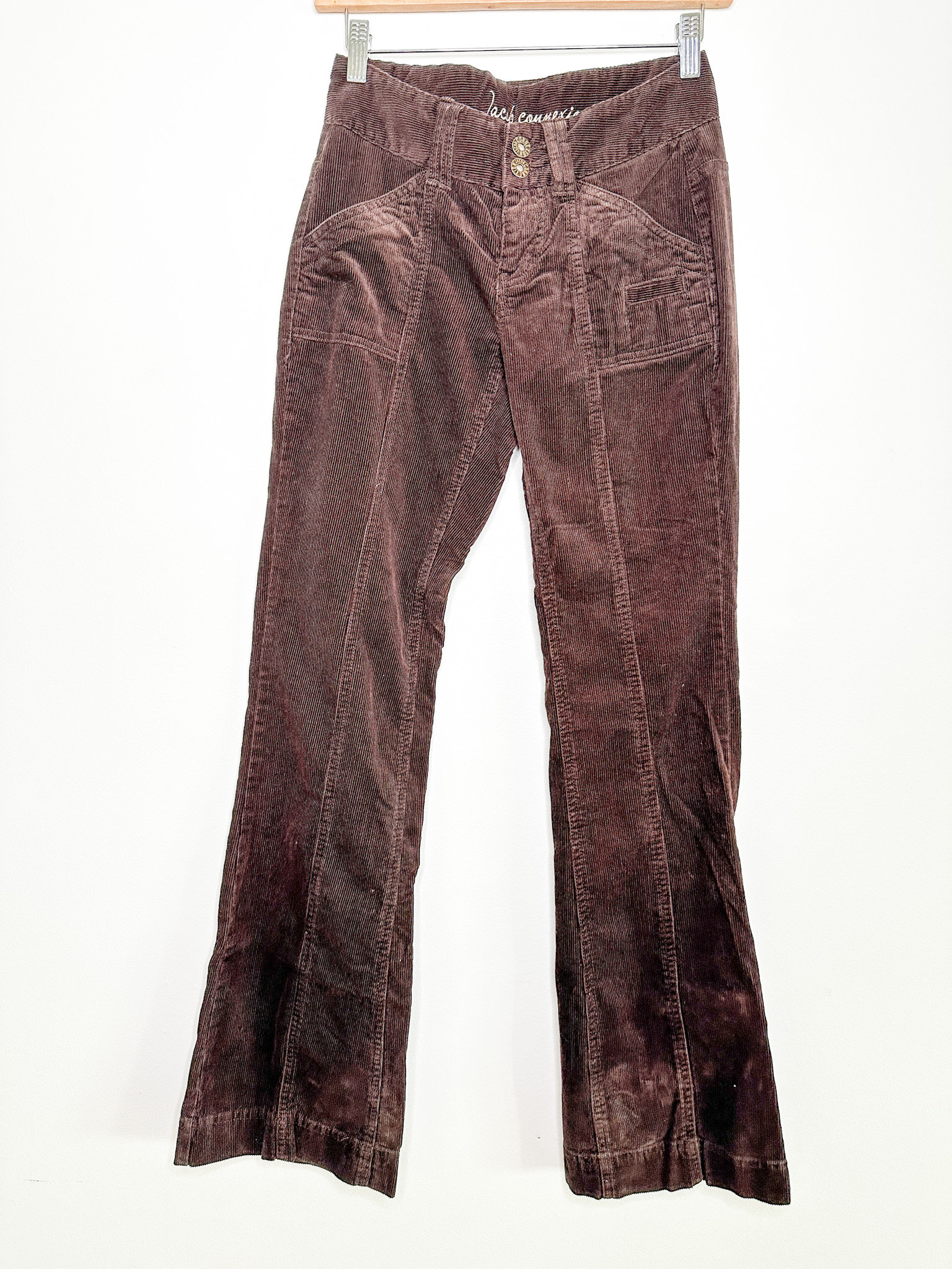 Jacob Connection Store Vintage Jacob Connexion Flair Corduroy Pants | SIZE: 2| Vintage Brown ...