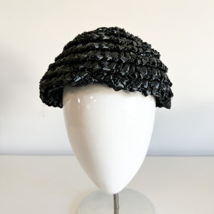 chapeau de paille Florence Original vintage avec nœud | Chapeaux vintage