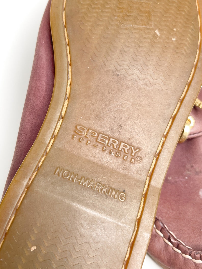 Vintage SPERRY Topsider Boating Shoes Non Slip Non Marking Boat Shoes