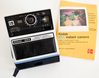 Kodak EK4 Instant Camera | Vintage Kodak Instant Camera - Etsy