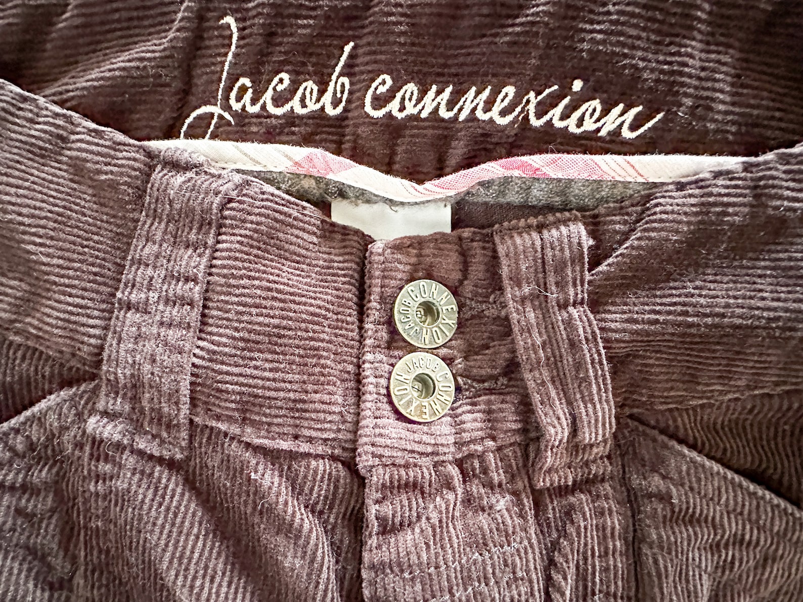 Jacob Connection Store Vintage Jacob Connexion Flair Corduroy Pants | SIZE: 2| Vintage Brown ...