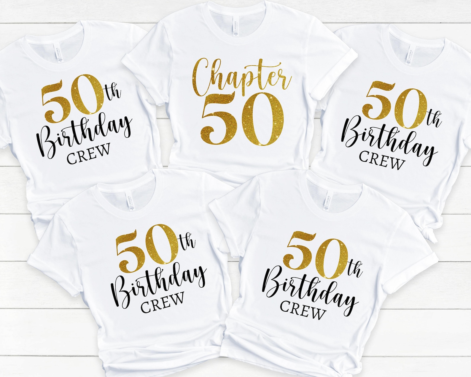 50th Birthday Shirt 50th Birthday Crew Shirt Birthday Party | Etsy