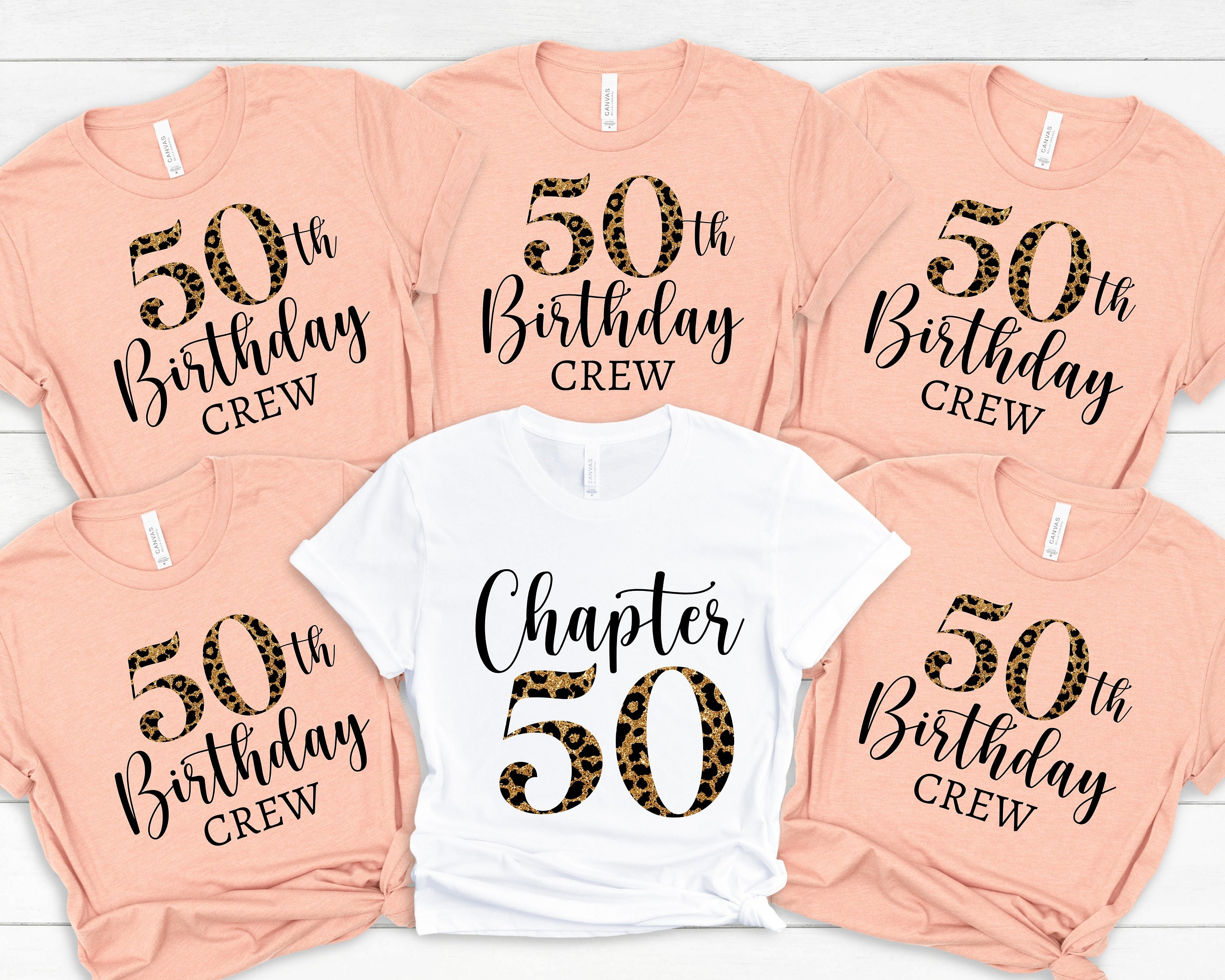 50th Birthday Gift Chapter 50 Birthday Crew Shirt Birthday - Etsy