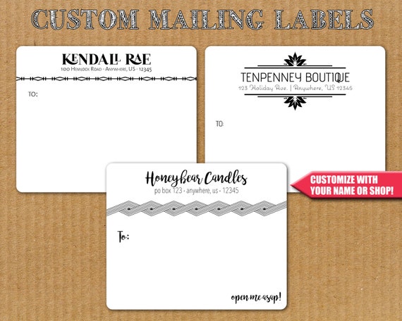 etsy mailing labels