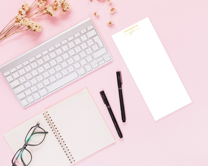 Simple Personalized Lined/Unlined Notepads Custom Stationery Etsy