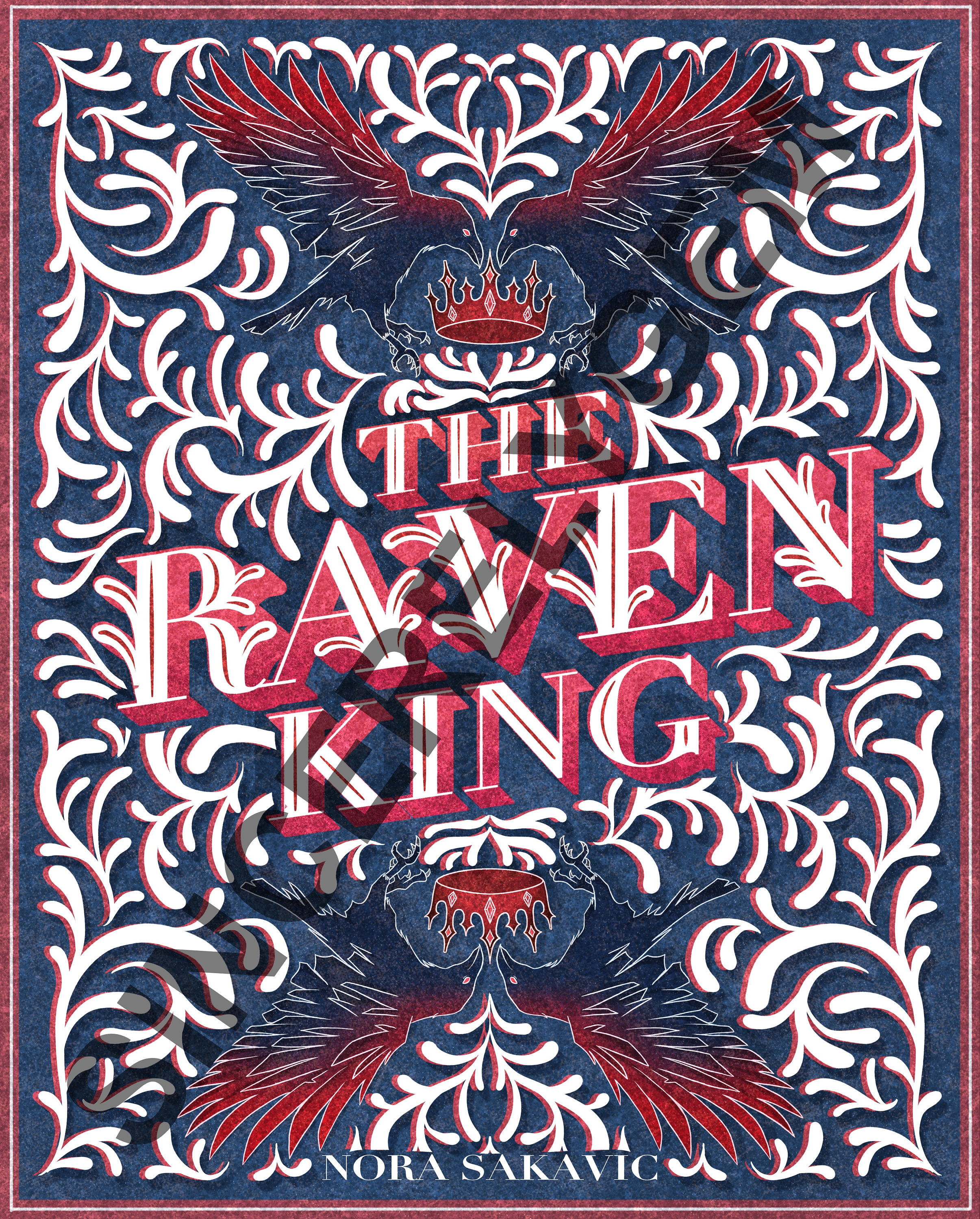 The Raven King - Nora Sakavic - Digital Download Book Cover - Etsy