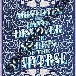 Aristote et Dante Découvrent les secrets de l’Univers (Cover Reimagined)