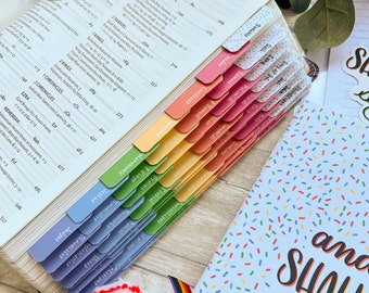 And It Shall Be A Sign - Rainbow Laminated Bible Tabs