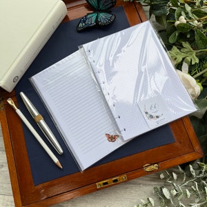 You Will Seek Me & Find Me - A5 Note Paper Discbound - Lined or Dot Grid Disc bound planner paper pack refill