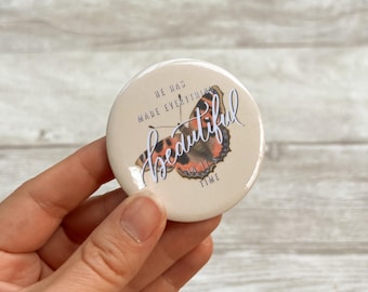 Il embellit tout - Miroir de poche papillon