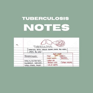Tuberculosis Nursing Med Surg Review Sheet