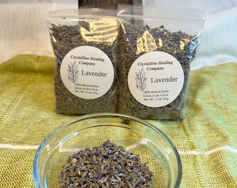 100% Natural Lavender Petals • Natural Herbs • 14g Bagged Lavender Herbs