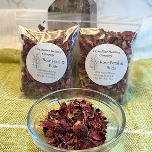 100% Natural Rose Petal & Buds • Natural Herbs